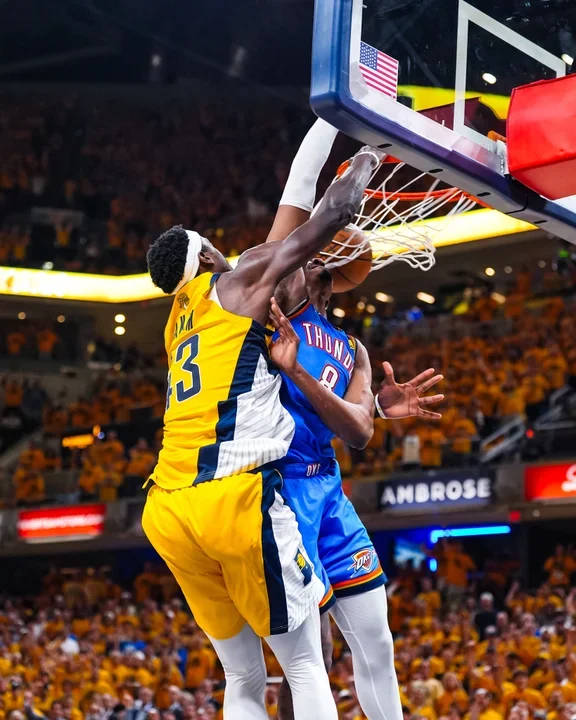 Oklahoma City Thunder e Indiana Pacers definen el campeón de la NBA en el séptimo y último juego. Fotografía: Prensa Indiana Pacers.