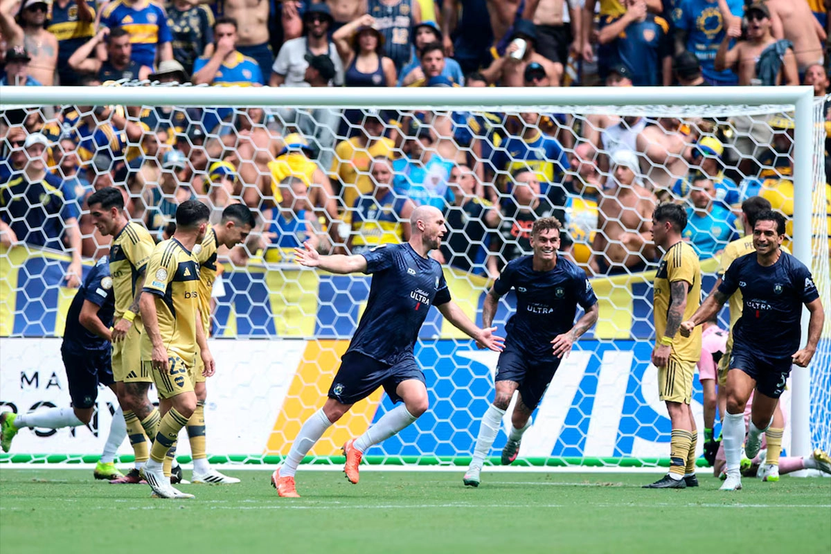 Boca eliminado tras un pobre empate. Foto: (Infobae)