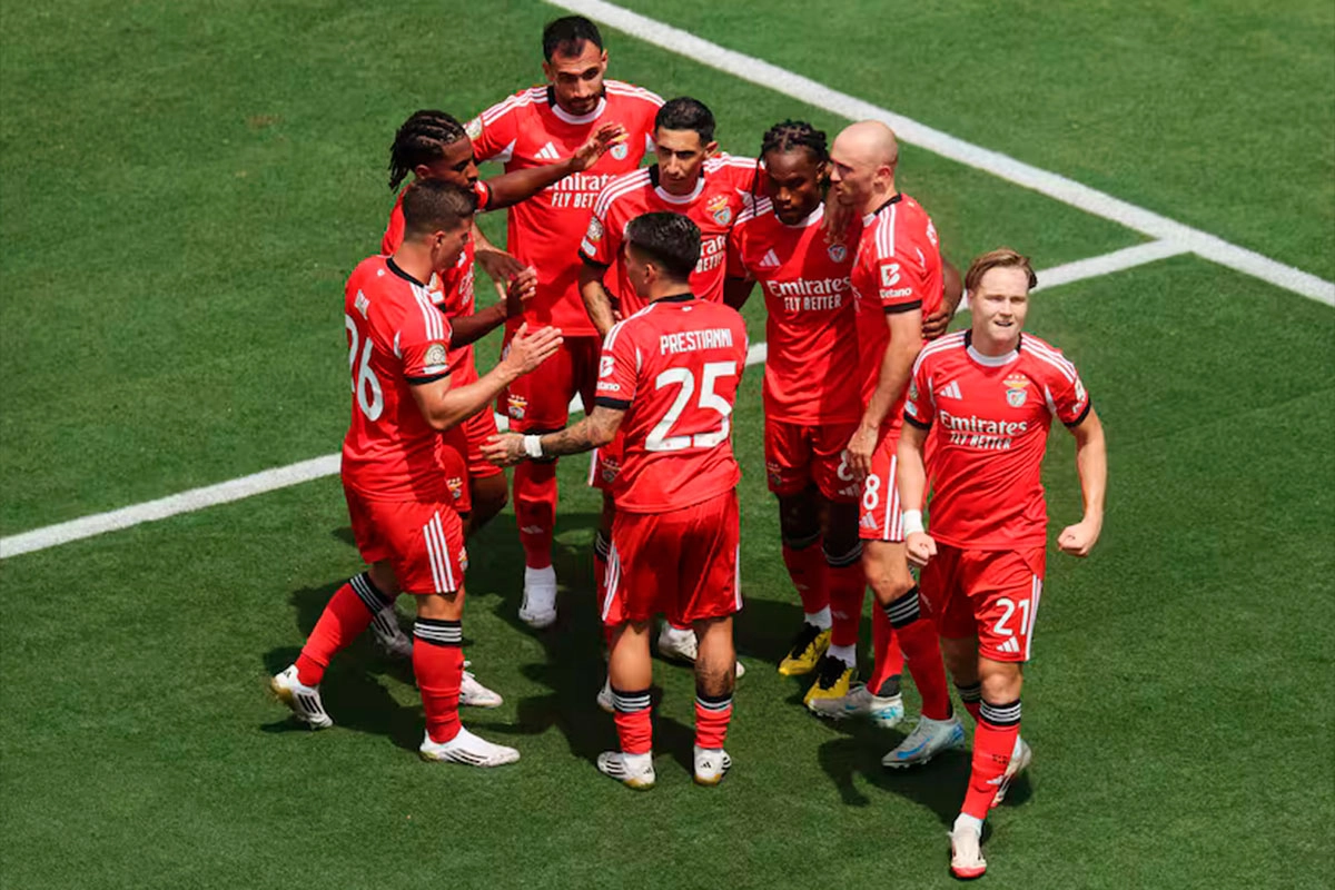 Triunfo del Benfica. Foto: (Getty Images NA).