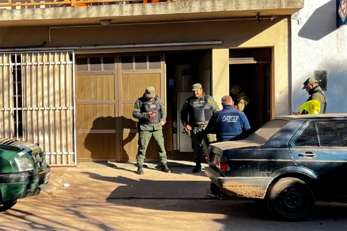 Casa allanada en Gualeguaychú. Foto: R2820