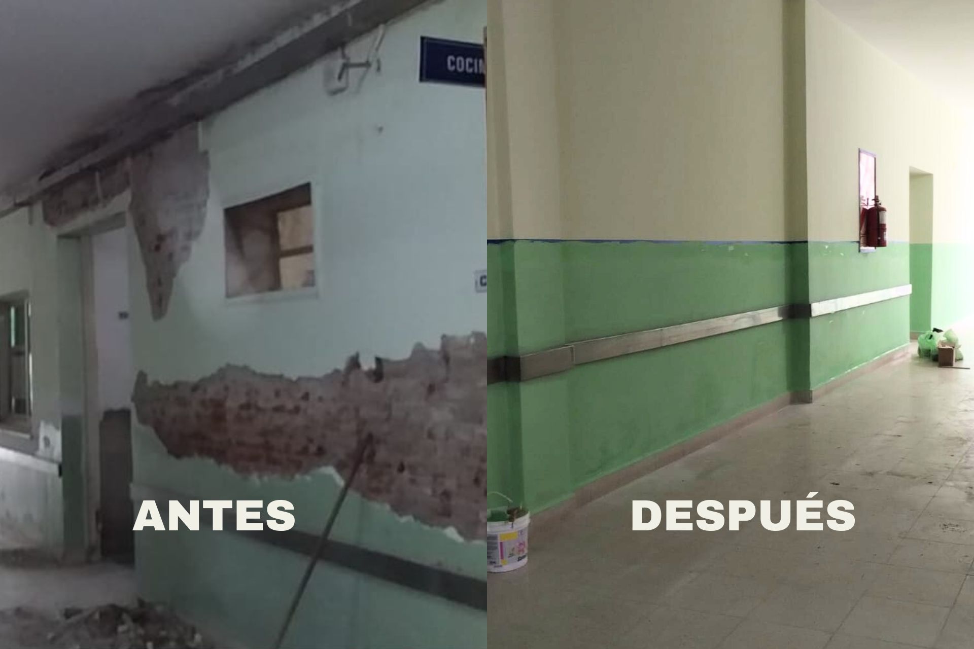 Hospital San Roque de Rosario del Tala estrena nuevo techo y avanza su renovación integral Hospital San Roque de Rosario del Tala estrena nuevo techo y avanza su renovación integral