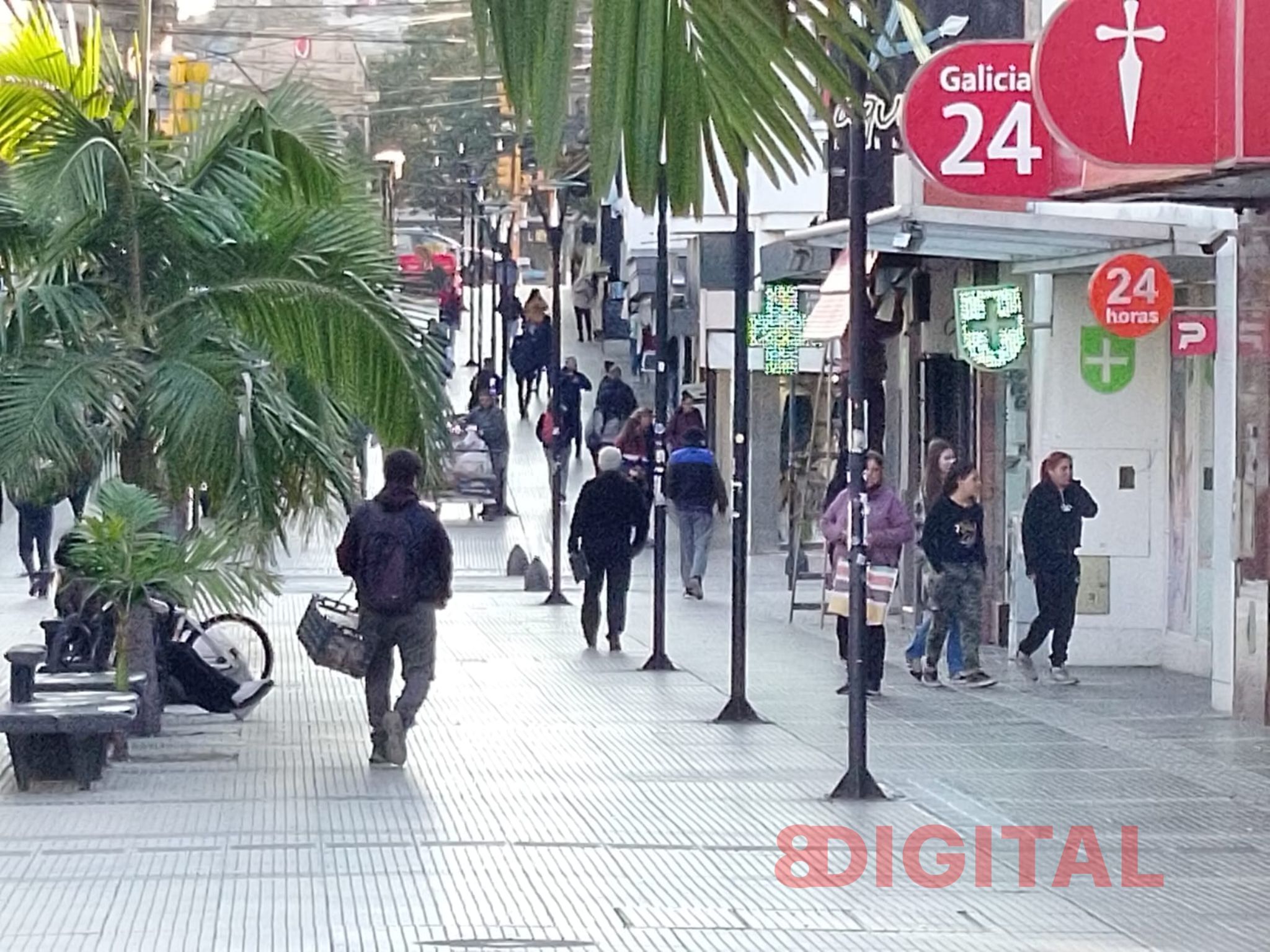 La peatonal de Paraná. Foto: Elochodigital.
