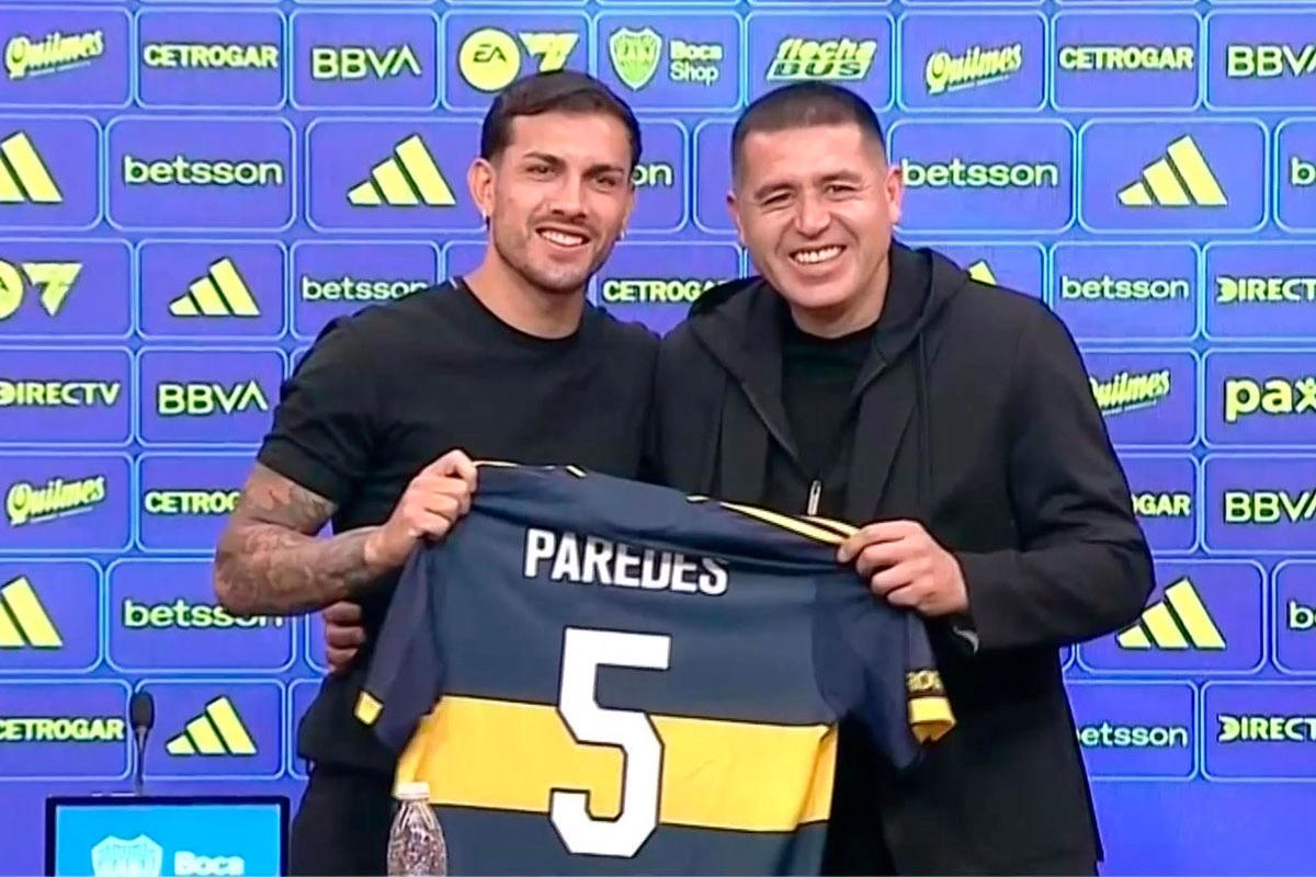 Leandro Paredes. Foto: X oficial de Planeta Boca Juniors.