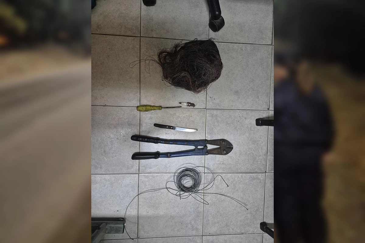 Dos mujeres fueron detenidas por robar cables. Foto: Policía Entre Ríos
