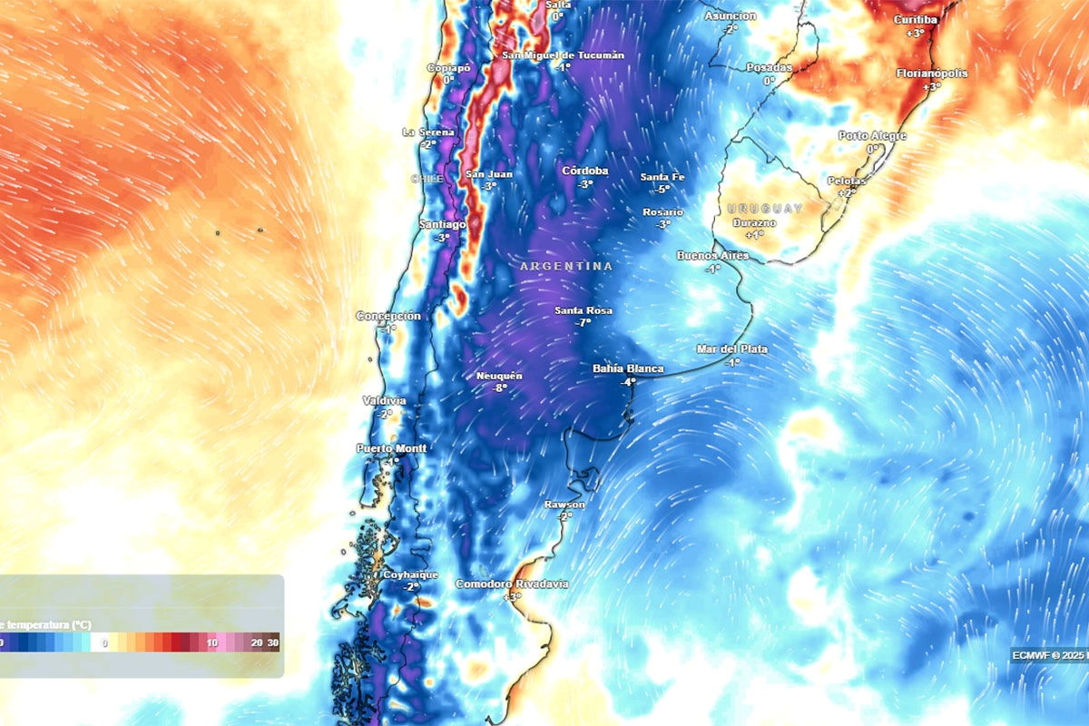El frío más intenso llegará el fin de semana. Foto: Meteored