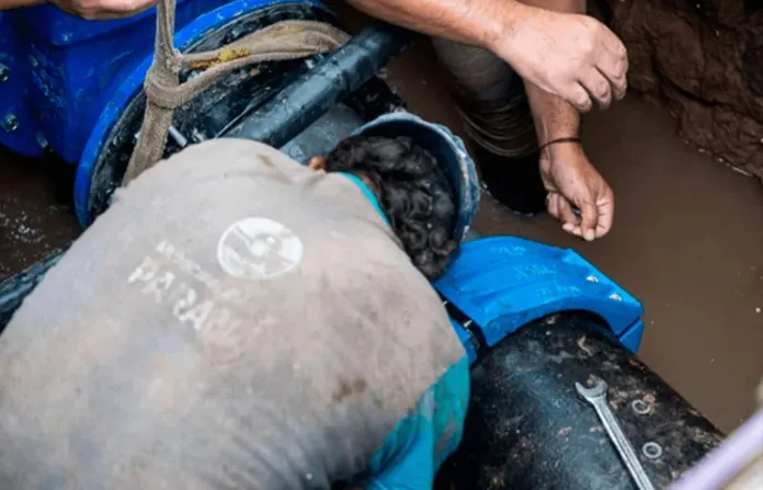 Obra sanitaria en Paraná