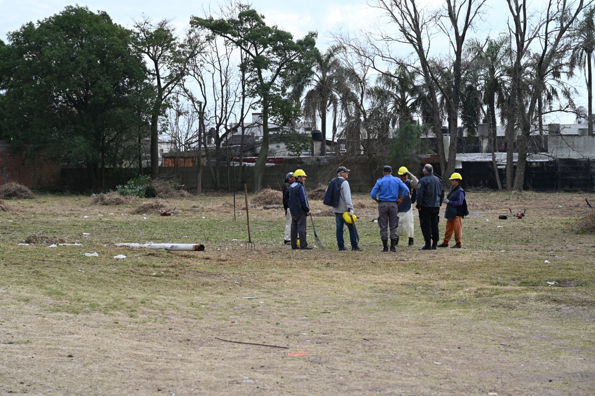 Internos de unidades penales realizaron tareas de mantenimiento en escuelas. Foto: Gobierno de Entre Ríos.