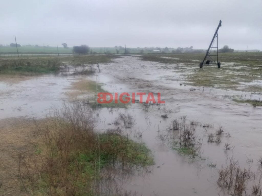 Aldea Salto registra lluvias persistentes. Foto: Elochodigital