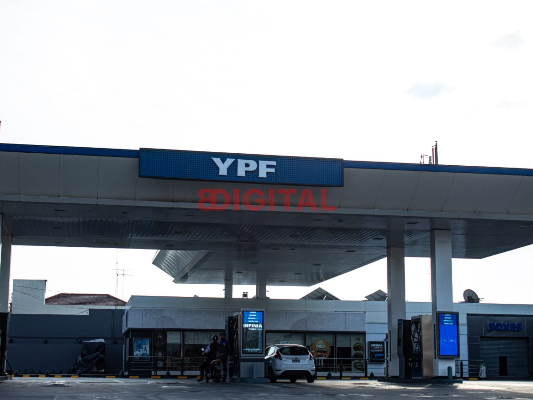 Estación de YPF. Foto: Elochodigital