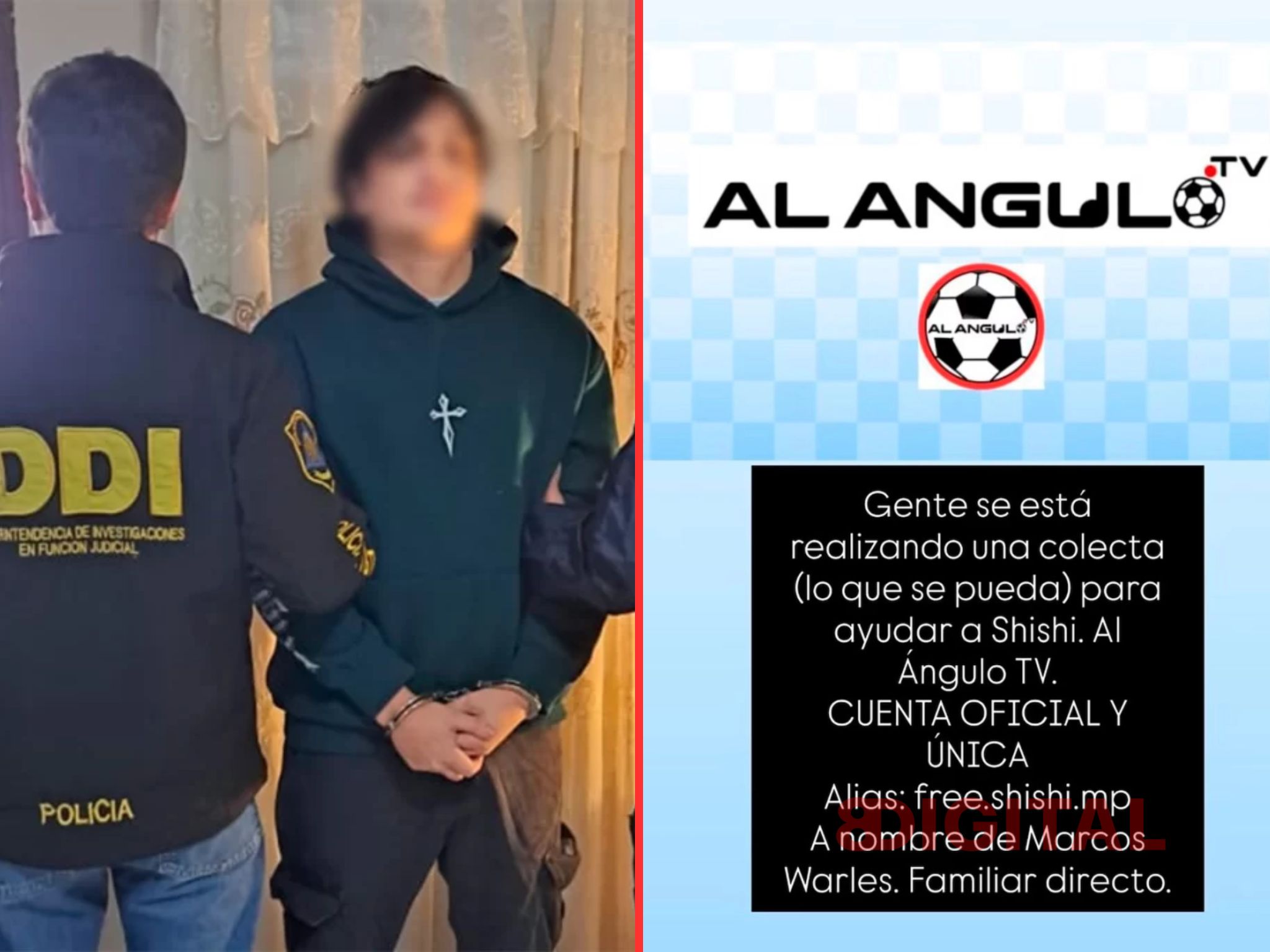 Detuvieron al creador de “Al ángulo TV” y pedirán su libertad