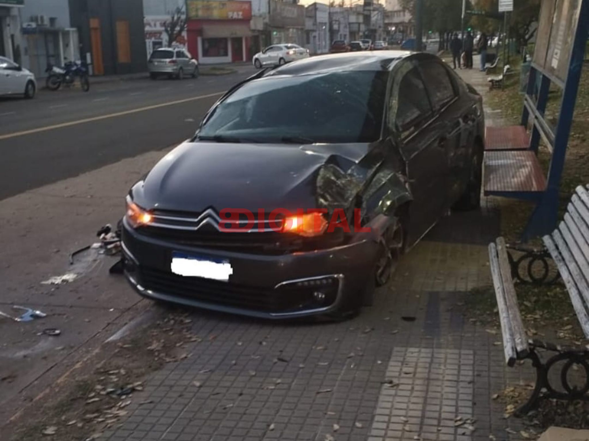 Accidente en Paraná. Foto: Policía de Entre Ríos