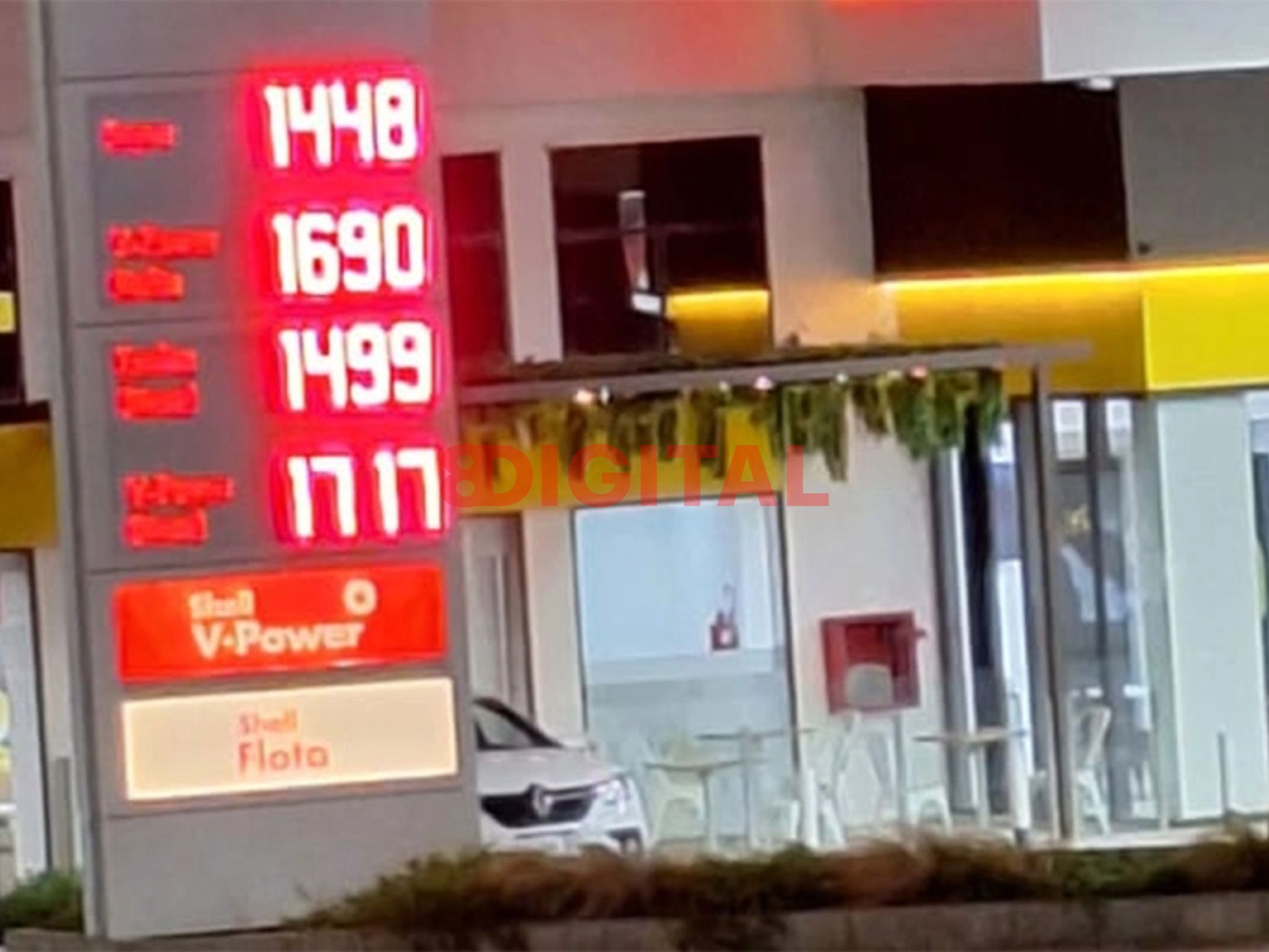 Los nuevos precios en Shell
