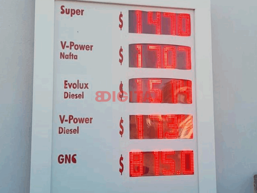 Shell aumentó los precios de sus combustibles. Gentileza Elonce