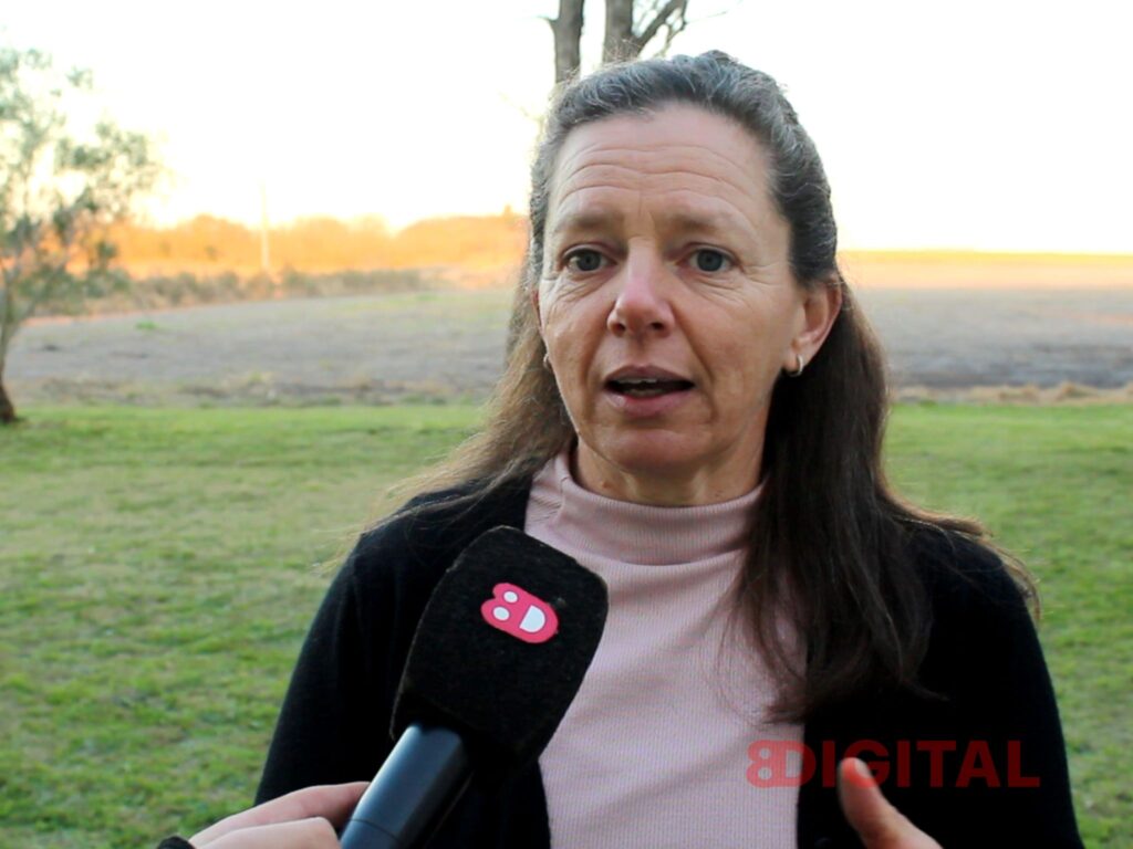 Viviana Picotti, nieta de uno de los fundadores de la capilla. Foto: Elochodigital