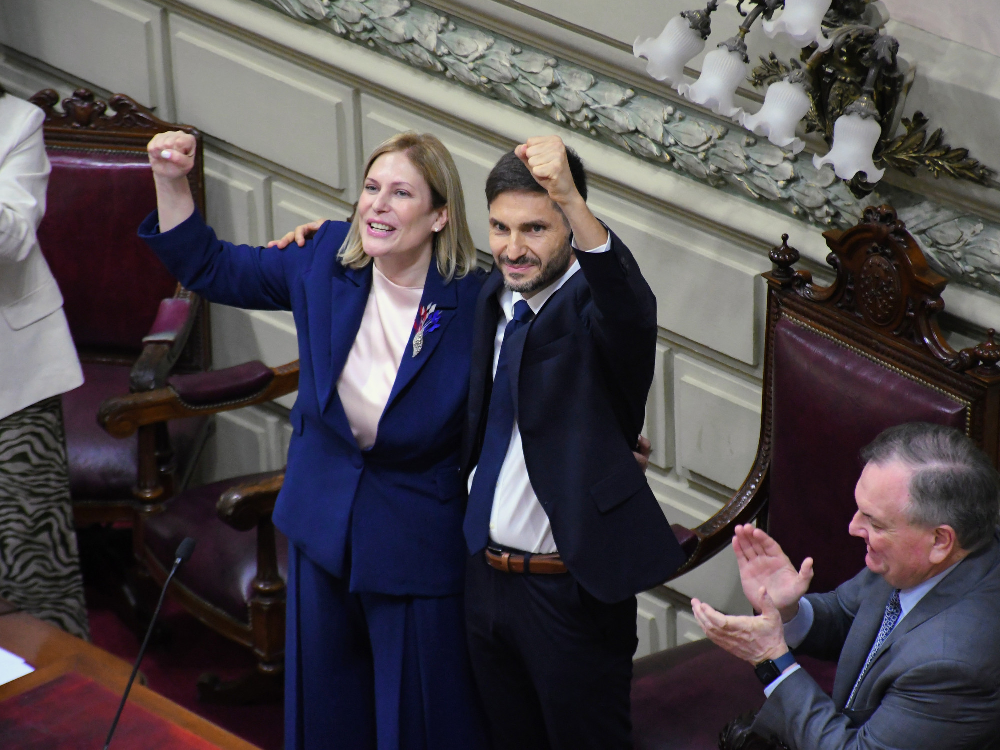 "No hay cadáveres en las calles porque las provincias sostuvimos lo que Nación abandonó", dijo la candidata de Pullaro en Santa Fe