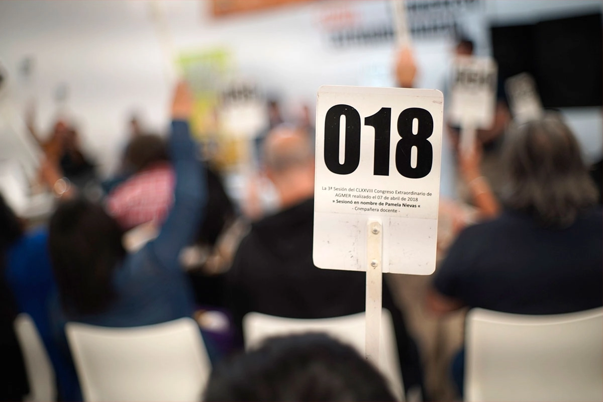 Congreso de Agmer. Foto: Archivo