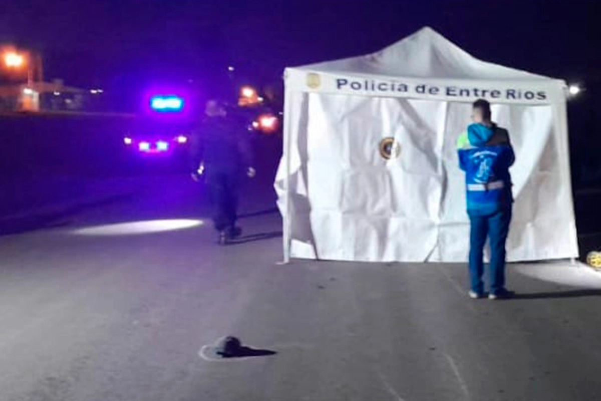 El lugar donde ocurrió el accidente fatal en la ruta 38. Foto: P.E.R.