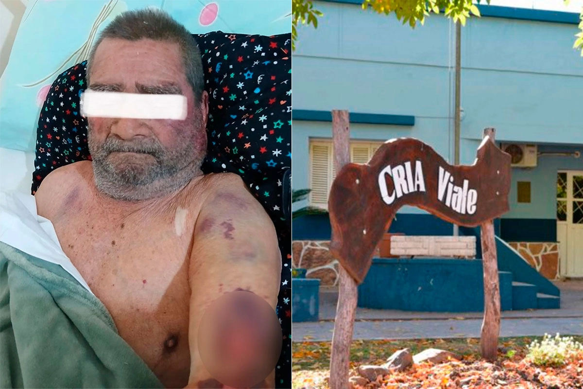 Jubilado golpeado en Viale