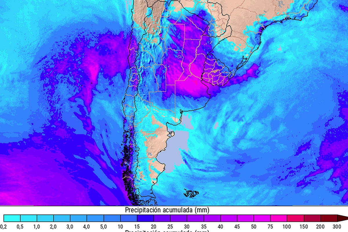 Anuncian importantes lluvias para el martes. Foto: Meteored