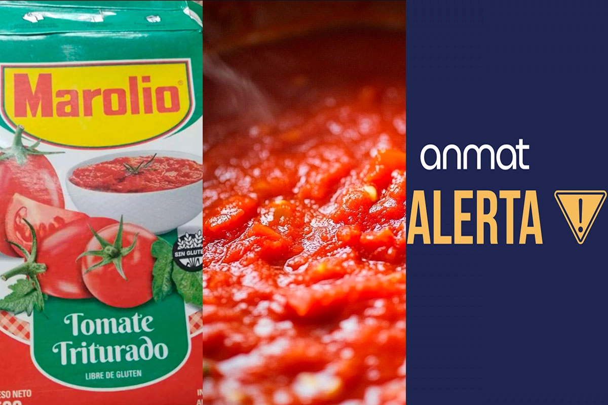 ANMAT lote de tomate triturado.