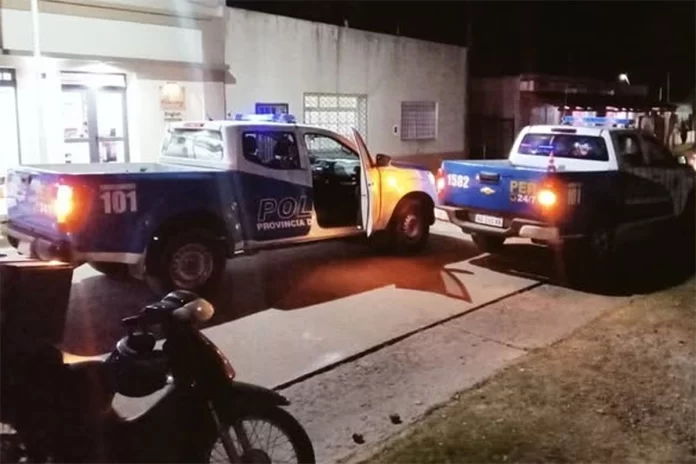 La Policía se movilizó en Feliciano. Foto: Chajarí al Día La Policía se movilizó en Feliciano. Foto: Chajarí al Día