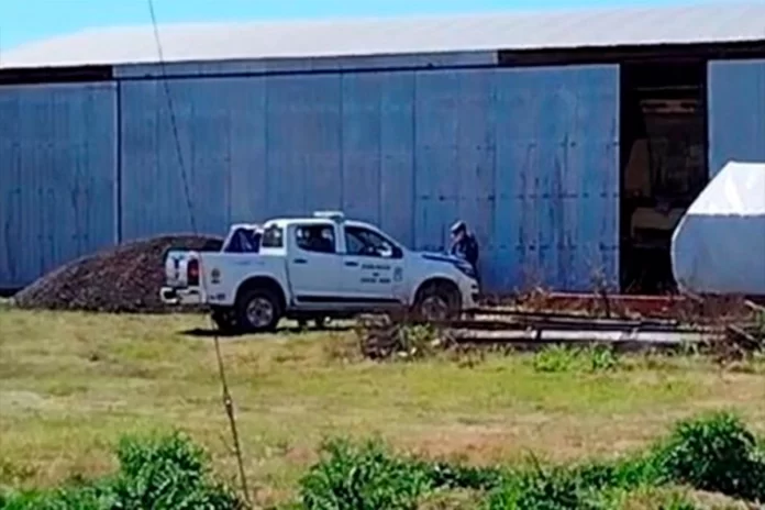 Fatal accidente laboral en zona rural. Foto: (Cristal Urdi)