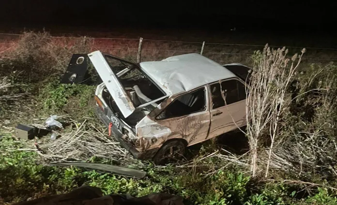 Vuelco en Ruta 11 dejó cinco heridos