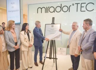 Frigerio inauguró el Mirador Tec: “Es el ingreso de Entre Ríos al siglo XXI” Frigerio inauguró el Mirador Tec. Foto: GER.