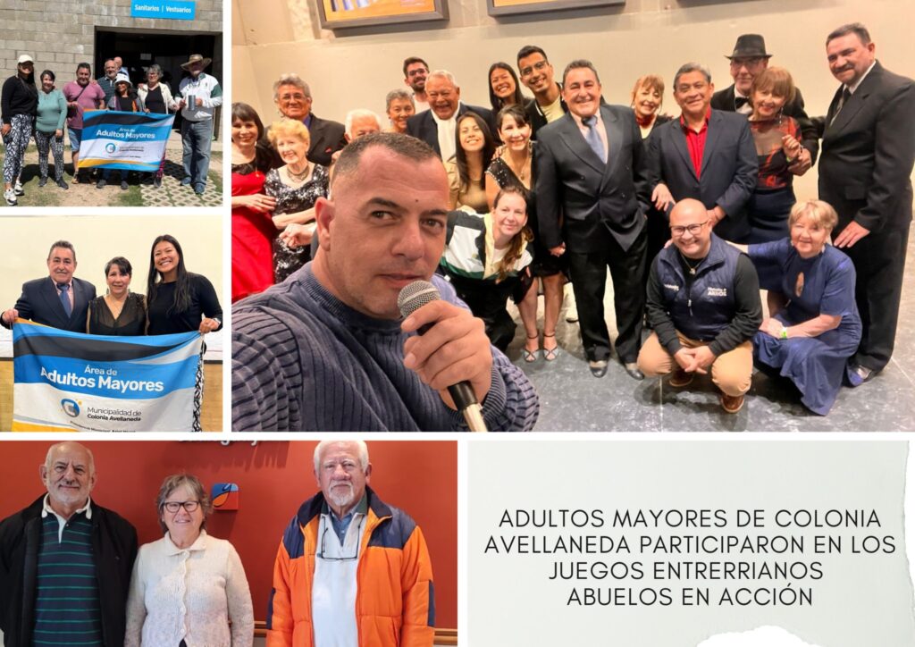 Adultos mayores de Colonia Avellaneda participaron en los Juegos Entrerrianos Abuelos en Acción