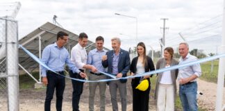 Se inauguró el primer parque solar de Enersa en Sauce Pinto