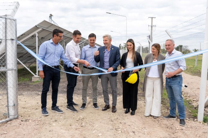 Se inauguró el primer parque solar de Enersa en Sauce Pinto Se inauguró el primer parque solar de Enersa en Sauce Pinto