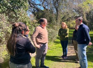 Avanzan en el fortalecimiento de la Reserva Natural Montecito de Lovera en Cerrito. Foto: Gobierno Entre Ríos