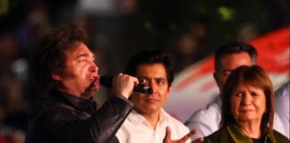 Milei hizo hincapié en su conexión con Córdoba: “Me dieron la alegría electoral en 2023 que me llevó a la presidencia de la Nación”. (Foto: REUTERS / Leandro Gómez)