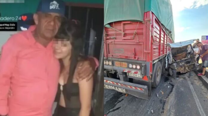 El doloroso mensaje de la hija del hombre que murió en el choque múltiple del puente Chaco-Corrientes. (Fotos: gentileza Más Contenidos).