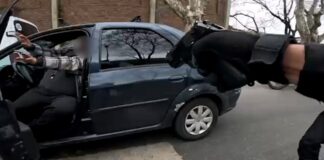 Cinematográfica persecución de un ladrón con pedido de captura en Nueva Pompeya: "Bajate del auto"
