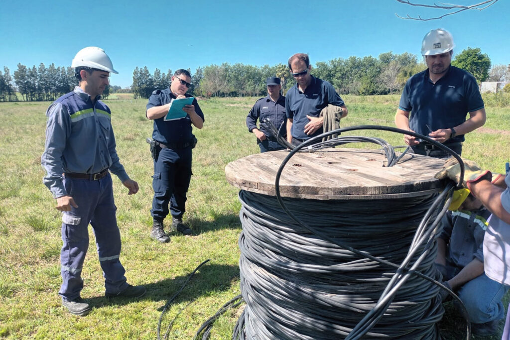 Enersa recuperó elementos robados