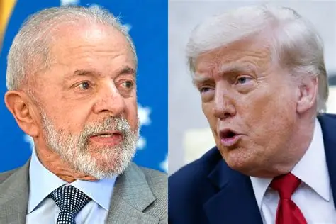 Lula y Donald Trump.