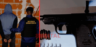 Persecución y detención en Colonia Avellaneda. Foto: Policía de Entre Ríos