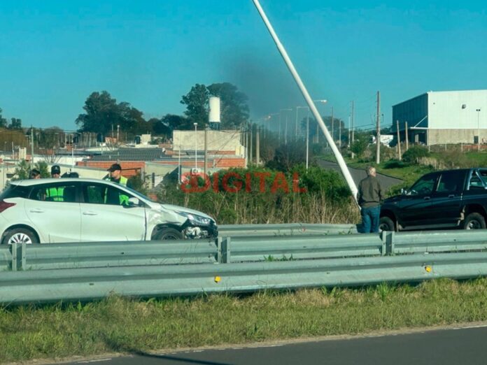 Accidente en Colonia Avellaneda. Foto: Elonce