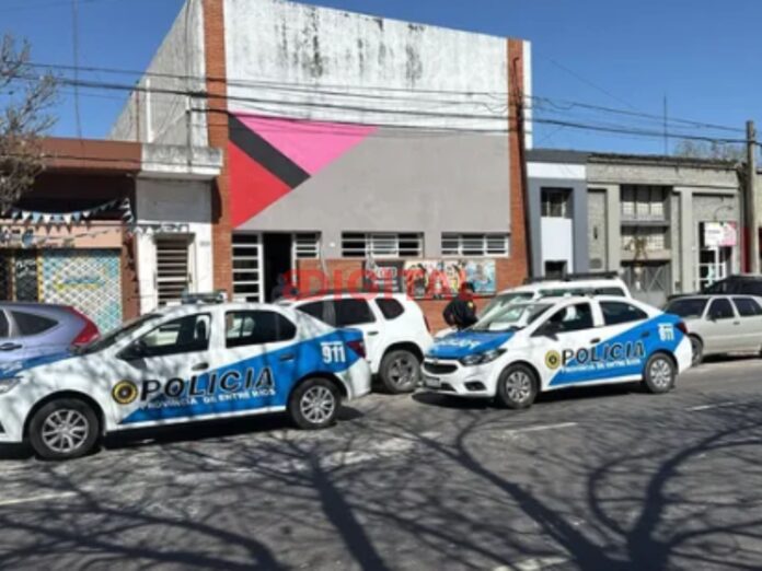 Robo en un gimnasio del microcentro de Paraná. Foto: Reporte 100.7