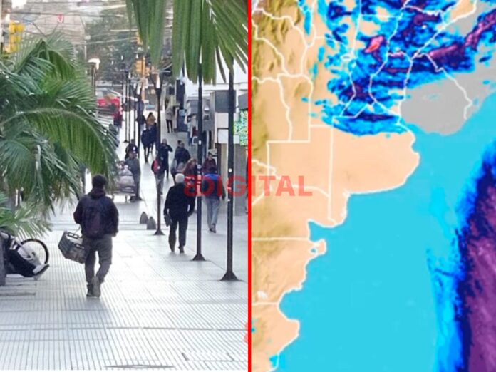 Vuelven las lluvias a la provincia. Foto: Elochodigital/Meteored. Vuelven las lluvias a la provincia. Foto: Elochodigital/Meteored.