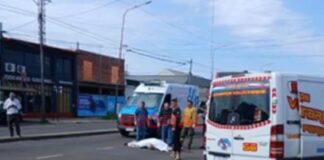 Murió una motociclista de 24 años tras chocar con un colectivo en Paraná. Foto: Elochodigital