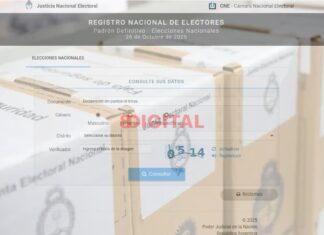 Dónde voto en las elecciones 2025. Foto: Elochodigital