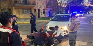 Accidente en Paraná. Foto: Bomberos Voluntarios.