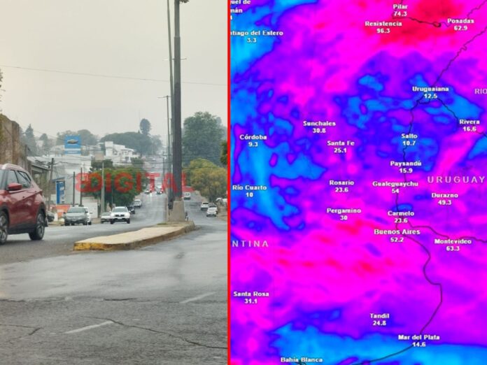 Alerta por tormentas en Entre Ríos. Elochodigital/Meteored. Alerta por tormentas en Entre Ríos. Elochodigital/Meteored.