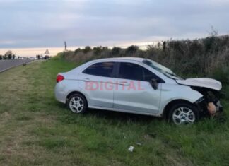 Choque frontal en la Ruta 11 dejó cuatro heridos en Aldea Protestante Choque frontal en la Ruta 11.