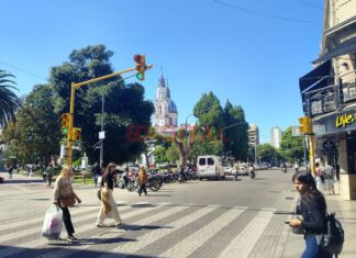 La peatonal de Paraná. Foto: Elochodigital.