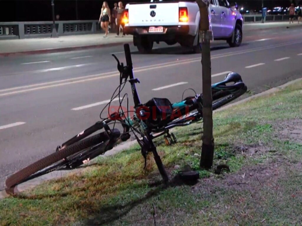 La bicicleta afectada. Foto: Elonce.