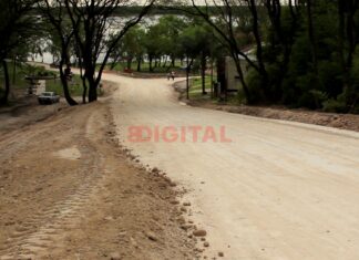Avanza la obra histórica en Pueblo Brugo: 90% de ejecución en el ingreso para tránsito pesado Avanza la obra histórica en Pueblo Brugo. Foto: Elochodigital