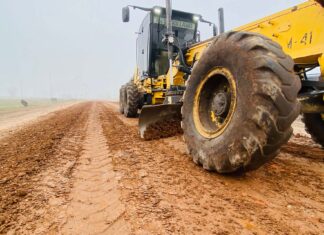 Avanzan las obras de enripiado en la ruta provincial N° 42 en Gualeguaychú